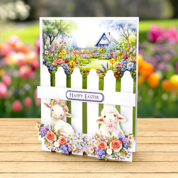 Katy Sue Picket Fence Card Making Kit - Spring Garden