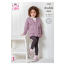 King Cole Free Pattern - Cherished Baby DK Yarn - Sweater, Cardigan & Hat