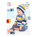 King Cole Free Pattern - Cottonsoft DK - Sweater, Hat and Cardigan