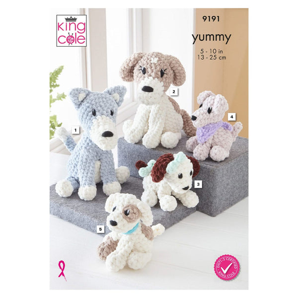King Cole Free Pattern - Yummy Yarn - Yummy Dogs