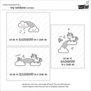 Lawn Fawn Clear Stamp Set - My Rainbow