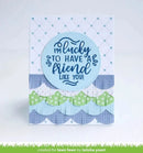 Lawn Fawn Clear Stamp Set - Give it a Whirl Messages: Friends*