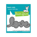 Lawn Cuts Custom Craft Dies - Scripty Love Outline Add-on*