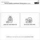 Lawn Fawn Clear Stamp Set - Henry's Build-a-Sentiment: Bunny Puns