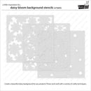 Lawn Fawn Daisy Bloom Background Stencils