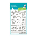 Lawn Fawn Clear Stamp Set - Backyard Bird Feeder