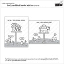 Lawn Cuts Custom Craft Dies - Backyard Bird Feeder Add-On