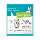 Lawn Fawn Clear Stamp Set - I Love You Mower