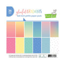 Lawn Fawn Gleeful Gradients 6"x 6" Petite Paper Pack