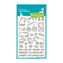 Lawn Fawn Clear Stamp Set - Capybaras!