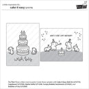 Lawn Fawn Clear Stamp Set - Cake It Easy