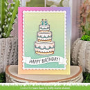 Lawn Fawn Clear Stamp Set - Cake It Easy