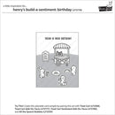Lawn Fawn Clear Stamp Set - Henry's Build-a-Sentiment: Birthday