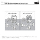 Lawn Fawn Clear Stamp Set - Treat Cart Sentimant Add-On: Tacos