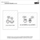 Lawn Fawn Clear Stamp Set - Summer Friends