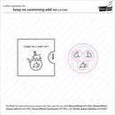 Lawn Fawn Clear Stamp Set - Keep On Swimming Add-On