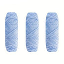 Poppy Crafts Velour Yarn 100g 3 Pack - Light Blue