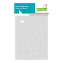 Lawn Fawn coloring stencil packaging with branding on a white background