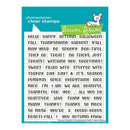 Lawn Fawn Clear Stamp Set - Henry's Build A Sentiment: Fall