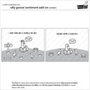 Lawn Fawn Clear Stamp Set - Silly Goose! Sentiment Add-On