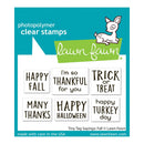 Lawn Fawn Clear Stamp Set - Tiny Tag Sayings: Fall