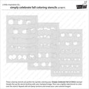 Lawn Fawn Colouring Stencil Set - Simply Celebrate Fall
