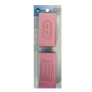 Li'l Davis Designs - Outlined Chipboard Alphabet - Bubble Gum 40/Pkg