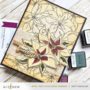 Altenew Linear Life Poinsettias Simple Colouring Stencil*