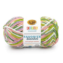 Colorful yarn ball with 'Cover Story' label on a white background