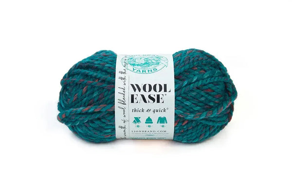 Lion Brand Wool-Ease Thick & Quick Yarn - Deep Lagoon