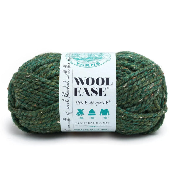 Lion Brand Wool-Ease Thick & Quick Yarn - Kale