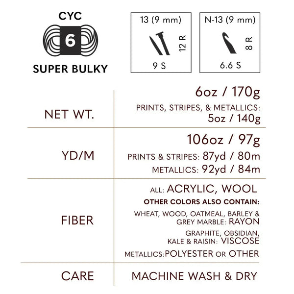 Lion Brand Wool-Ease Thick & Quick Yarn - Fossil