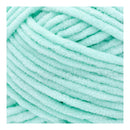 Close-up of a ball of light blue yarn