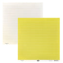 Luxe Designs 12"x12" Double Sided Cardstock - Simple Lined - Lime.
Side one - White with lime lines.
Side two - Lime with white lines.