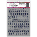 Dina Wakley Media Stencils 9"X6" - Stacked - MDS83122