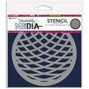 Dina Wakley Media Stencils 5"X5" - Squished Coaster
