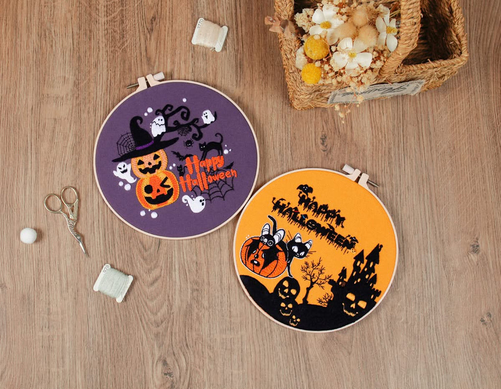 Poppy Crafts Embroidery Kit 27 Halloween Collection Happy Hallowe