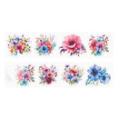 Poppy Crafts Flower Sticker Roll - Colourful Poppies
