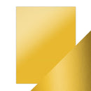 Craft Perfect Satin Mirror Cardstock 8.5"X11" 5/Pkg Satin -Gold Pearl