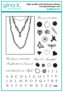 Gina K Designs Stamp & Die Set - Celebrate in Style*