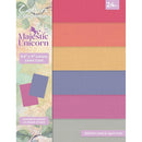 Crafter's Companion Luxury Linen Card Pack 8.5"X11" Majestic Unicorn*