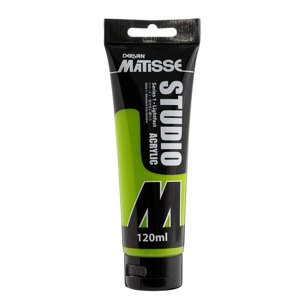 Matisse Studio Acrylic Paint 120ml - Australian Yellow Green