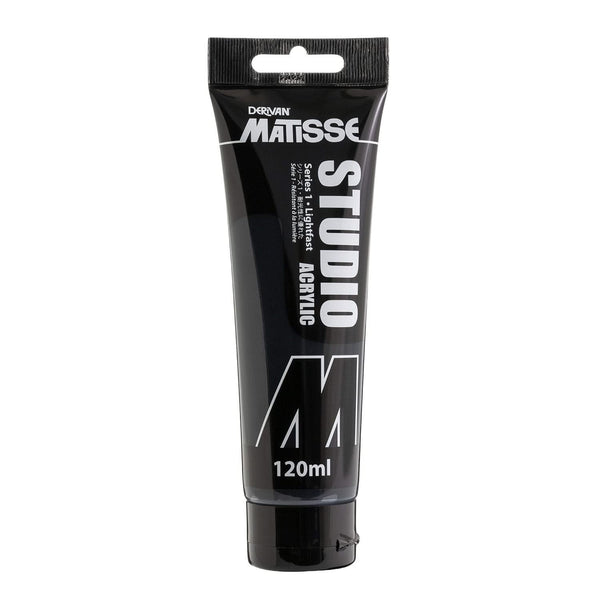 Matisse Studio Acrylic Paint 120ml - Carbon Black