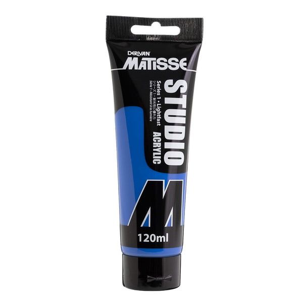 Matisse Studio Acrylic Paint 120ml - Cobalt Blue (Hue)