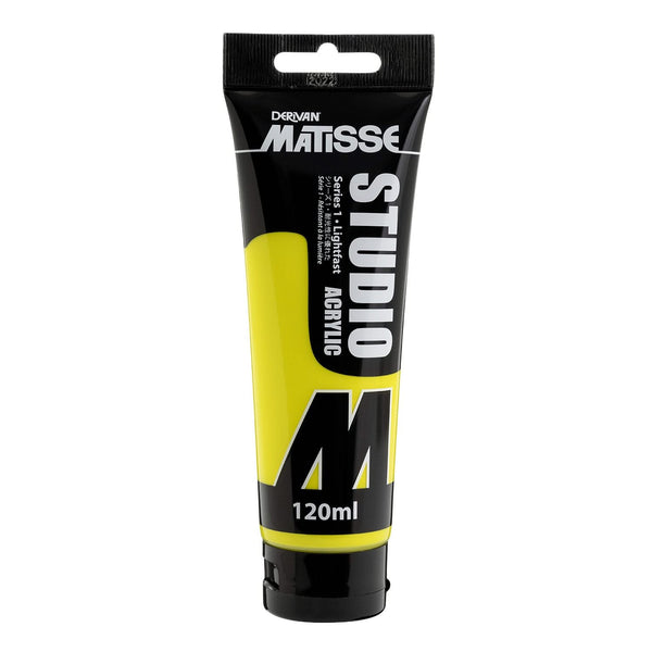 Matisse Studio Acrylic Paint 120ml - Fluro Yellow