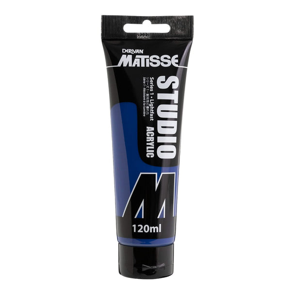Matisse Studio Acrylic Paint 120ml - Phthalo Blue
