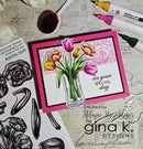 Gina K Designs Stamp & Die Set - Beautiful Tulips