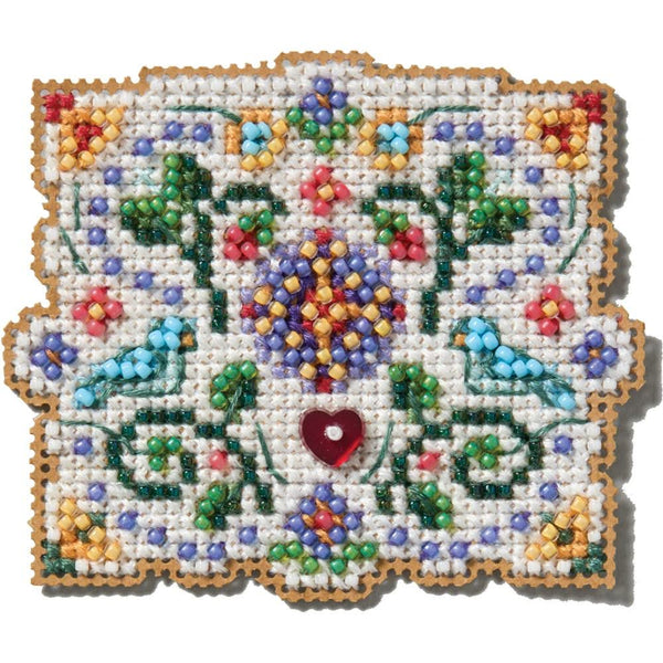 Mill Hill Counted Cross Sttich Kit 2.93"X2.5" Folk Art