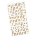 Pebbles All The Cake Puffy Stickers 4"x 6" 120/Pkg - Alpha w/Foil Finish*