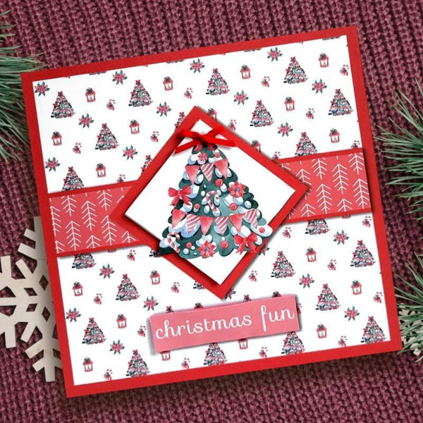 The Paper Boutique Hopping into Christmas 8"x 8" Insert Card Pad*